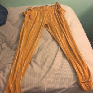 Yellow Striped “Sweats“